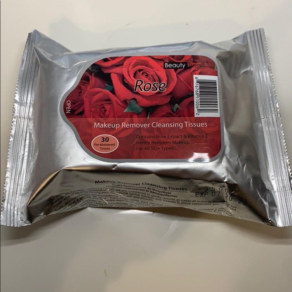 Make up remover wipes- Rose